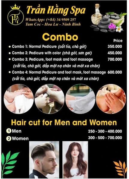 Tran Hang Spa menu — page 12